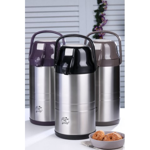 COOKER CKR-2008 ( 3.5LT ) LÜX 304 ÇELİK TERMOS RENKLİ ( POMPALI & MUSLUKLU ) ( TAŞIMA KULPLU & POMPA KİLİT TUŞLU )*6