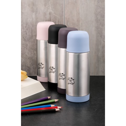 COOKER CKR-2000 ( 0.3LT ) ÇELİK TERMOS RENKLİ ( PASLANMAZ ÇELİK & SIZDIRMAZ KAPAK = BARDAK )*24