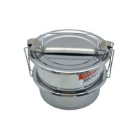 SADA GÜNEŞ ÇELİK NO-14CM ( 2Lİ ) ( METAL ) SEFER TASI ( DERİNLİK : 4.5CM ) ( TAŞIMA KULP=BAĞLAMA KANCALI )*100