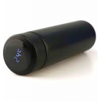 SMART CUP HS-257 ( SİYAH ) ( LED DERECE GÖSTERGELİ ) ( 304-ÇELİK ) TERMOS ( 500ML ) (FİLTRELİ) (12 SAAT SICAK & SOĞUK TUTMA) *50