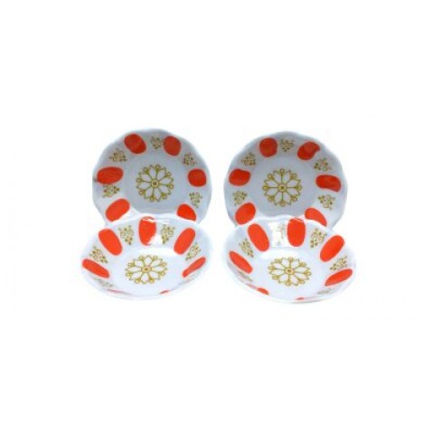 ASLAN-140K ( KIRMIZI BEYAZ ) ( MELAMİN ) ÇAY TABAK*25X20