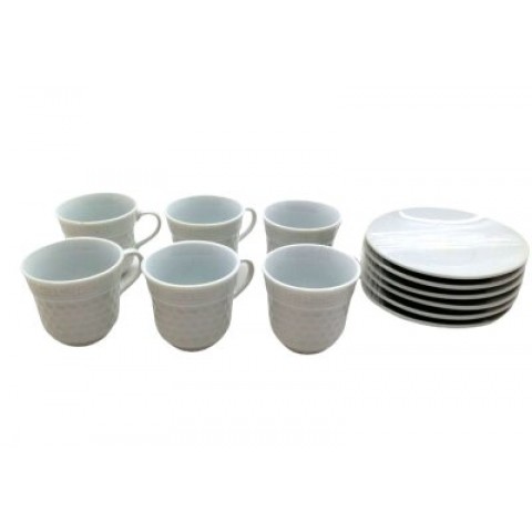 NEWLİFE CLKN-1652-A-B-C-D-E-H ( 12PCS=6-TAKIM ) PORSELEN KAHVE FİNCANI*18