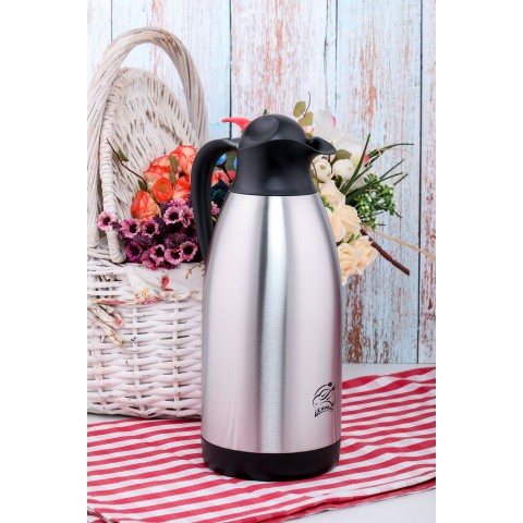 COOKER CKR-2036 ( 2.5LT ) (304 ÇELİK) SÜRAHİ TERMOS (INOX SERİSİ) (12 SAAT SICAK & 24 SAAT SOĞUK) (ÇİFT CONTALI KAPAK)*12