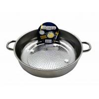 GÜNEŞ ( NO-2 ) ( 28CM ) ( BASIK ) SÜZEK METAL SÜZGEÇ ( KULPLU )*75