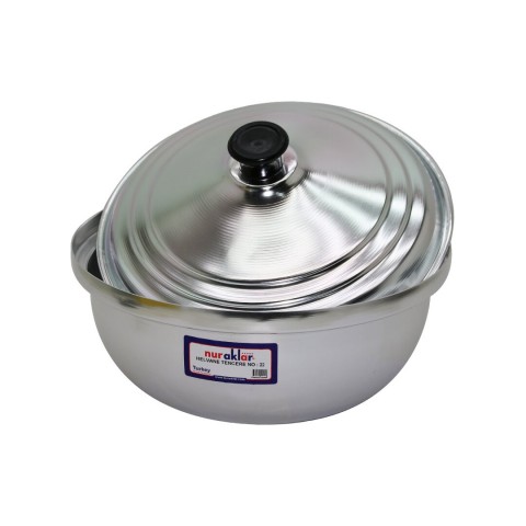 NURAKLAR HT-122 ( NO-22 ) HELVANE ALÜMİNYUM TENCERE*5X8