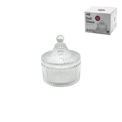 DELI GLASSWARE TG-1032-4 BÜYÜK CAM ŞEKERLİK*48