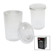 ENFA ENF-583 ( ÇİZGİLİ & CAM BARDAK ) KAPAKLI & ORİGAMİ SİTİL (KAHVE & SUNUM & MEŞRUBAT)*48