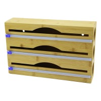 DMR-8280 ( 3IN1 ) AHŞAP BAMBU ( STREÇLİK & FOLYOLUK & HAVLULUK ) ( KESİCİ BIÇAK KANALLI ) ( 21.5 X 33.5CM )*20