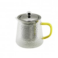 YAKUT-9972 ( 550ML ) ( YUVARLAK ) ( KABARTMALI & BOROSİLİKAT ) CAM DEMLİK*48