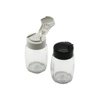 QLUX C-00284 DROP ( ÇOKGEN ) ( ŞEFFAF CAM ) TUZLUK & BAHARATLIK ( 100CC ) ( PLASTİK KAPAK= TEK SİTİL DÖKÜM )*40=K