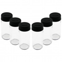 URAS S-00107 KITCHEN BOUTIQUE ( 6PCS ) ( CAM & 225ML ) BAHARATLIK & TUZLUK ( PLASTİK KAPAK )*1