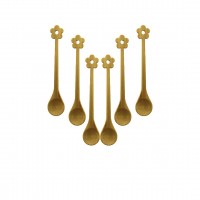 ZHU ZHİ YUAN DMR-8464 ( 6 PCS ) ( MİNİ ) ( BAMBU AHŞAP KAŞIK ) ( 14.5CM )*500