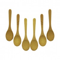 TATA BAMBOO & WOOD DMR-8467 ( 6PCS & OVAL ) AHŞAP BAMBU ( ÇAY KAŞIK ) SETİ*500