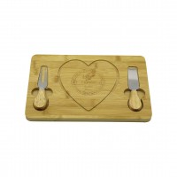 PABLITO HOME PBT-332 (KALPLİ) (BIÇAK SAĞ-SOL)(AHŞAP BAMBU) KAHVALTI PEYNİR SUNUM PANO(2 BIÇAK=AHŞAP SAP)(19X29CM&1.5CM)*36