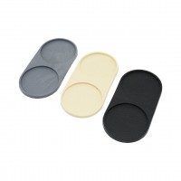 BAYSA ARMONY NO-1667 ( 2 BÖLMELİ ) ( OVAL ) ( RENKLİ SİLİKON ) YAĞDANLIK & SABUNLUK ALTLIK ( 12 X 24.5CM )*120