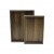 PABLITO HOME PBT-361 (KOYU KAHVERENGİ) (2Lİ SET) (DİKDÖRTGEN) AHŞAP BAMBU SUNUM TEPSİ (20X30CM- 25X35CM- DERİNLİK: 2CM)*20=K