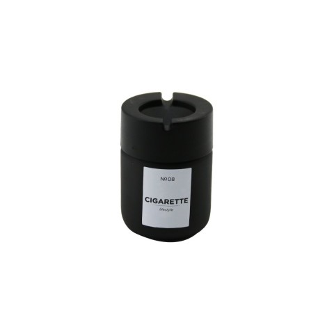 QLUX C-00549 ( 212CC ) ( SİYAH CAM ) KÜLLÜK ( SİYAH PLASTİK KAPAK ) ( ( NO-08 CIGARETTE & KÜL TABLASI )*20=K