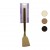 İBİCO İ22-021 ( RENKLİ SİLİKON ) ( AHŞAP AKASYA SAPLI ) ( KLASİK ) SPATULA ( 30CM )*6X24