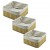 PABLITO HOME PBT-596 (3 BOY) (KARE) (BAMBU KENAR) ORGANİZER SEPET (AHŞAP ALTLIK & BEZLİ) (25X25X11.5 -20.5X20.5X9.7 -17X17X7.7CM)*20=K