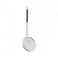 STAINLESS STEEL YAKUT-11470 (-13449 ) ( 14CM ) ( METAL TEL ) KEVGİR ( KROM METAL ÇERÇEVE & SAP= 26.5CM )*5X48