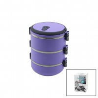 FRESHBOX ( LİLA ) ( 3LÜ ) SEFER TASI SAKLAMA KABI ( 1.8LT )*24