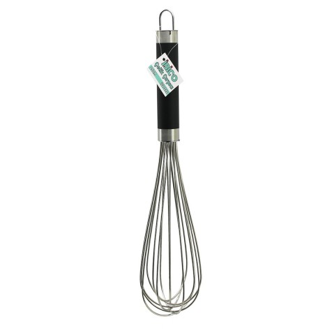 İBİCO İ22-062 ( 35CM ) ( LÜX & KALIN ) ( SİYAH SİLİKON KAPLI KROM SAP ) ÇELİK METAL ÇIRPICI ( ÇIRPICI: 21.5CM + SAP: 13.5CM )*12X10