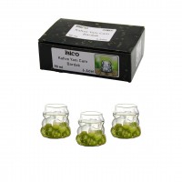 *İBİCO İ22-136 ( 6PCS ) ( KULPSUZ ) ( ÜZÜM & KABARCIKLI CAM ) KAHVE YANI BARDAK ( 90ML )*24=K