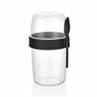 QLUX L-00977 BOMONTİ YOĞURT KABI ( 2 BÖLMELİ = 300+600ML )*24=K