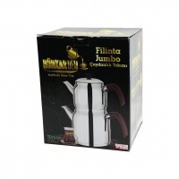 HÜNKARDEM FİLİNTA ( JUMBO BOY ) ( ÇELİK ) ÇAYDANLIK SETİ ( ÇİFT KAPAKLI ) ( RENKLİ BAKALİT KULP ) ( ÜST DEMLİK: 2LT & ALT SULUK: 4LT ) ( KENDİNDEN SÜZGEÇLİ )*6