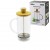 İBİCO İ22-348 FRENCH PRESS ( BAMBU KAPAK) ( 600ML ) ( CAM ) BİTKİ SÜZGEÇİ*40