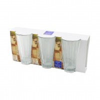 PAŞABAHÇE NESSIE-520025 ( 3PCS ) ÜÇLÜ CAM MEŞRUBAT BARDAK*6=K PAŞABAHÇE NESSIE-520025 ( 3PCS ) ÜÇLÜ CAM MEŞRUBAT BARDAK*6=K