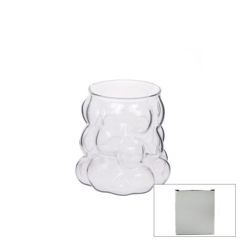 SDR-B6 ( 250ML & KULPSUZ ) ( ÇİFT CİDARLI & ÜZÜM KUPLU ) CAM BARDAK*100=K