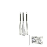 İBİCO İ22-358 ( 8-BONCUK UÇLU ) METAL ÇIRPICI ( KROM SAP ) ( UÇLARI=İT TOPLA & ÇEK AÇ ) ( UÇ=13.5CM& SAP:11.5CM )*12X20*12X20