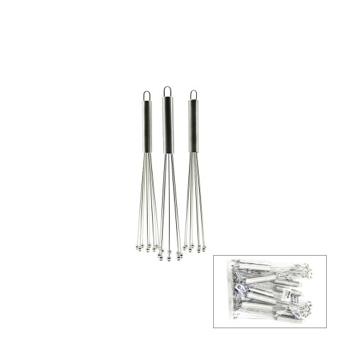 İBİCO İ22-358 ( 8-BONCUK UÇLU ) METAL ÇIRPICI ( KROM SAP ) ( UÇLARI=İT TOPLA & ÇEK AÇ ) ( UÇ=13.5CM& SAP:11.5CM )*12X20*12X20