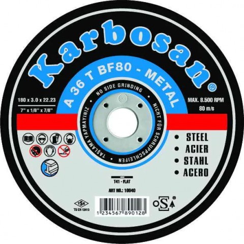 KARBOSAN NK METAL KESME 180*3.0X22