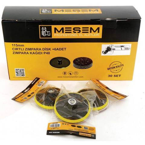 MEŞEM CIRTLI ZIMPARA (6 YEDEKLİ) 115MM 80P KUM 231