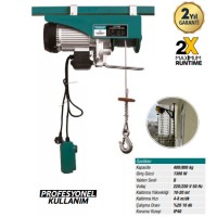 MEŞEM ELEKTRİKLİ MİNİ VİNÇ 400/800 KG 937