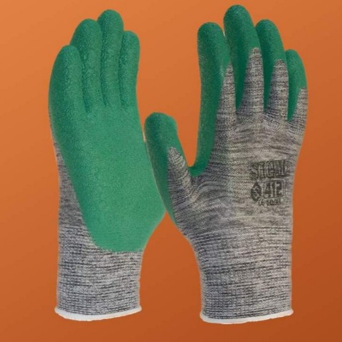 SİGMA 412 LATEKS YEŞİL CAMCI ELDİVENİ 10 NUMARA*12X