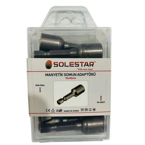 SOLESTAR MANYETİK SOMUN ADAPTÖRÜ 10*45 MM STR-1104*10X