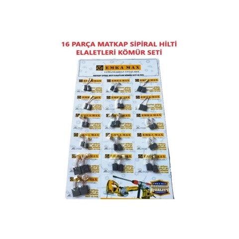 EMKA EL ALETLERİ KÖMÜR SETİ