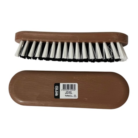 URVE UR-3026 ( 17CM ) ELBİSE FIRÇASI ( AHŞAP GÖRÜNÜMLÜ PLASTİK TUTACAK )*12X