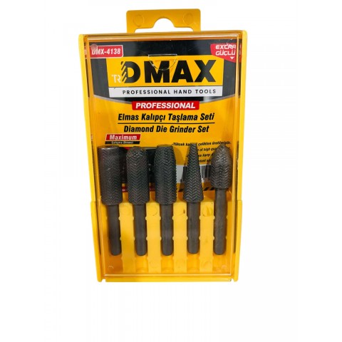 Dmax Elmas Metal Kalıpçı Taşlama Seti 5 Parça DMX4138*10X