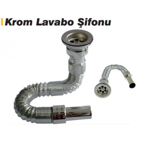 Real Özs Krom Lavabo Şifonu OZS-8348