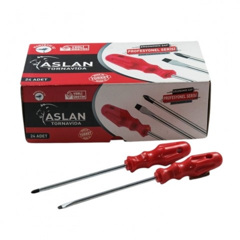ASLAN 6*125 MM YILDIZ TORNAVİDA*24X