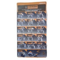 MEŞEM MATKAP SPİRAL HİLTİ EL ALETLERİ KÖMÜR SETİ 16 PARÇA 960