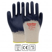 LİVESTAR NİTRİL ELDİVEN GOLD -LACİVERT-N-211 10 NO