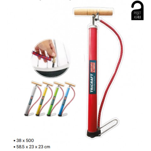 MEŞEM  TAHTA SAPLI EL POMPASI 5 RENK 4126