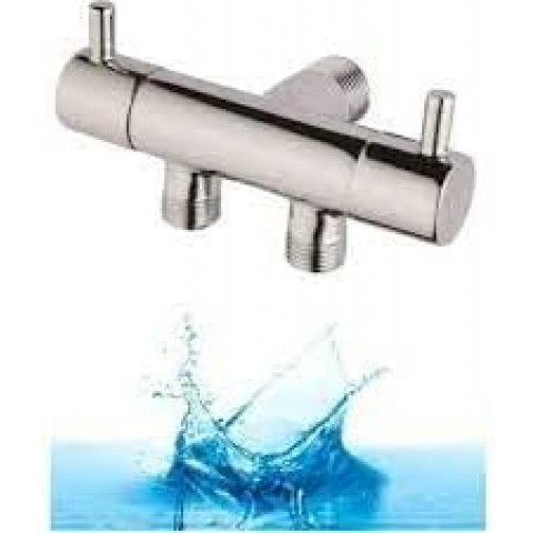 Çift Çıkışlı Musluk 1/2-1/2 Çıkışlı Aç Kapa