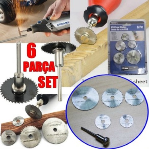 EMKA 5549-100 GRAVUR MİNİ TESTERE SETİ 6 PCS