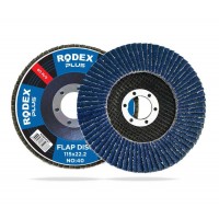 115MM - ZİRKONYUM - FLAP DİSK ZIMPARA - 120 KUM TR RZB120115T*10X